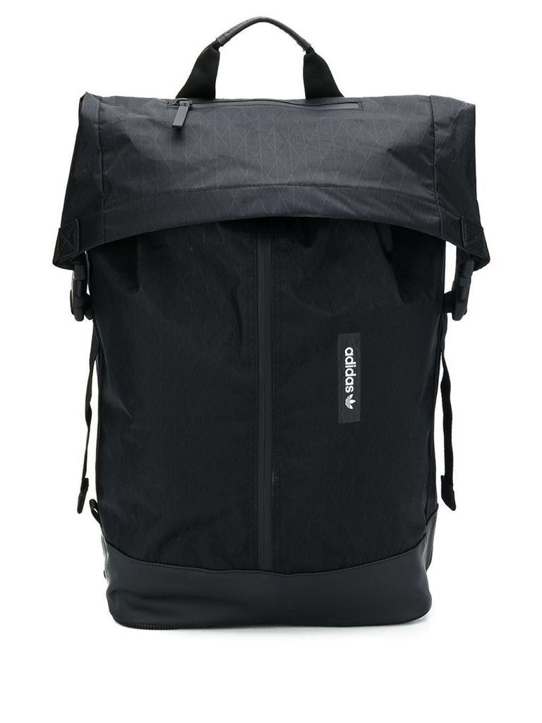 adidas foldover top backpack - Black