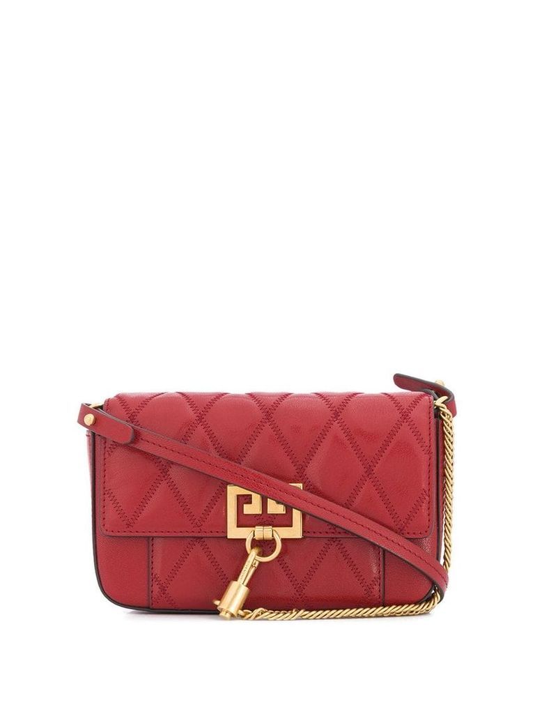 Givenchy GV3 quilted crossbody bag - Red