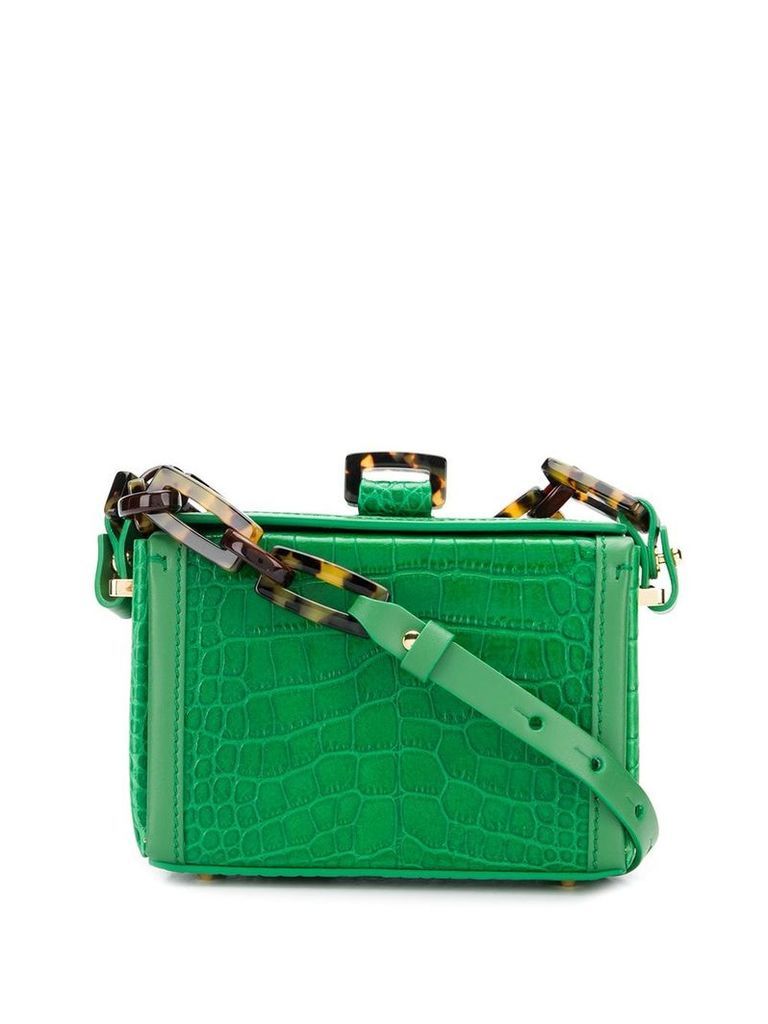 Nico Giani Cerea crocodile-effect bag - Green