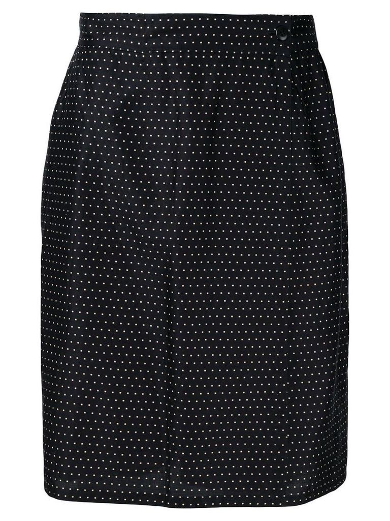 Versace Pre-Owned high rise dotted skirt - Black