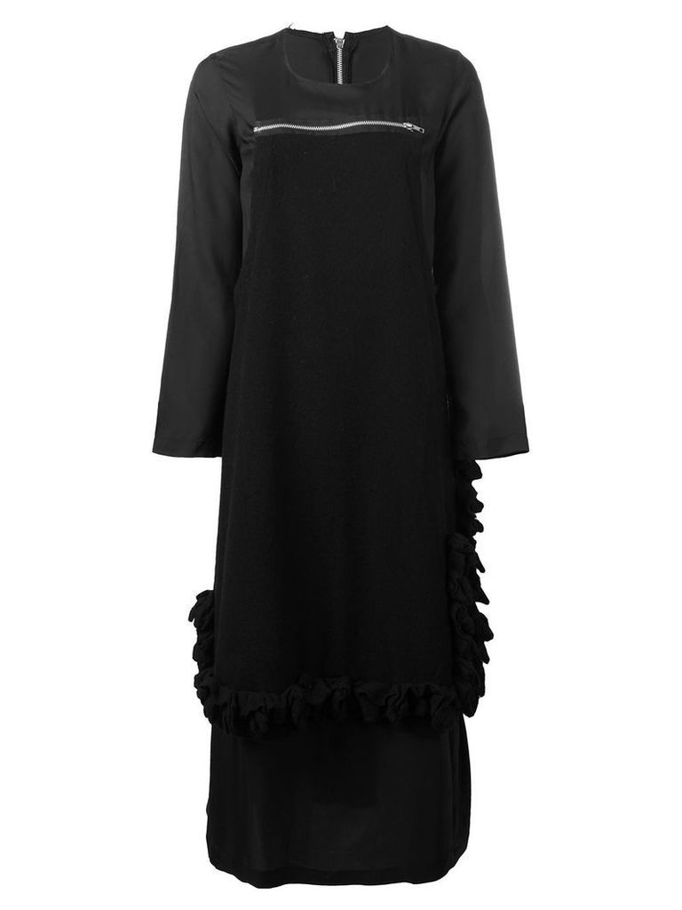 Comme Des Garçons Pre-Owned apron front dress - Black