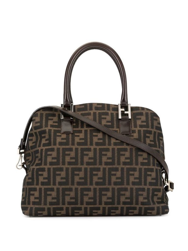 Fendi Pre-Owned Zucca pattern 2way top-handle bag - Brown