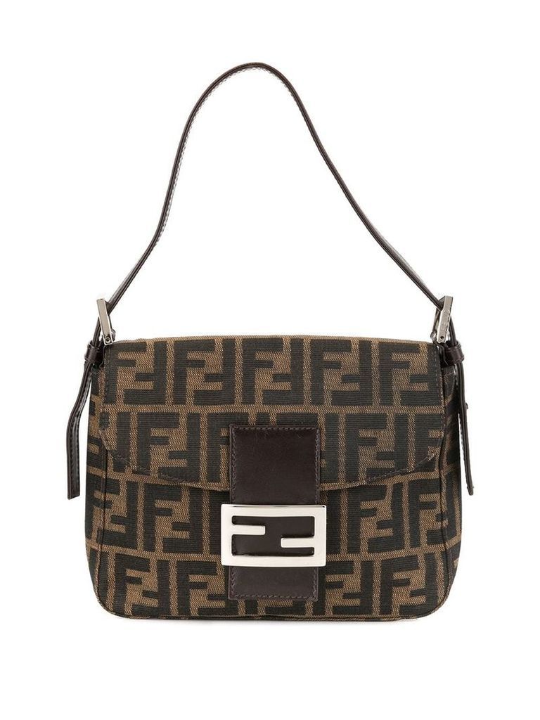 Fendi Pre-Owned Zucca Pattern Mamma Baguette handbag - Brown