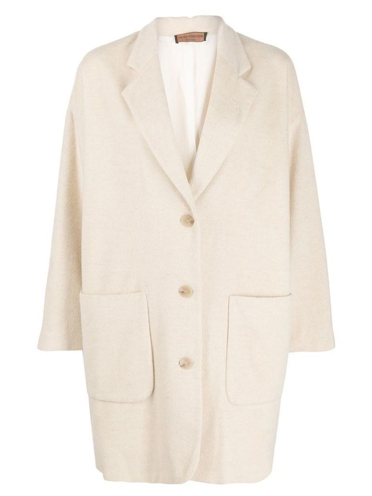A.N.G.E.L.O. Vintage Cult 1980s oversized peacoat - Neutrals