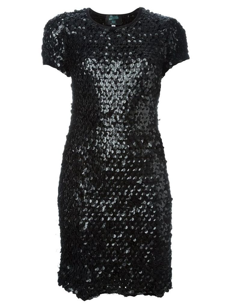 Jean Paul Gaultier Pre-Owned sequinned dress - Black