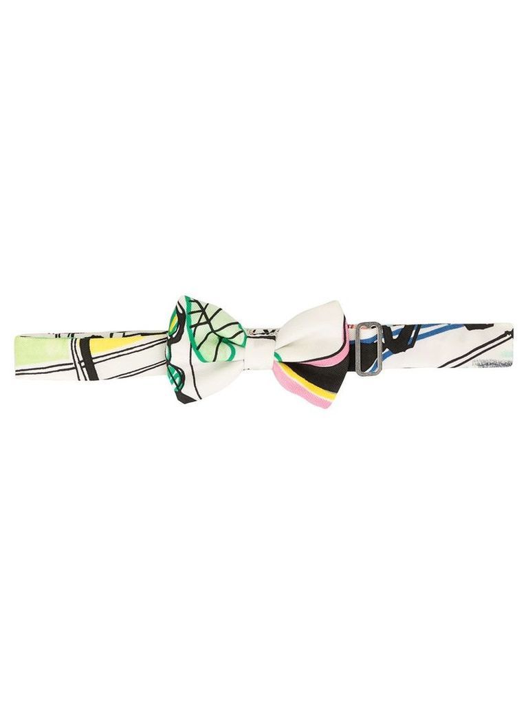 Hermès Pre-Owned logo bow tie - Multicolour