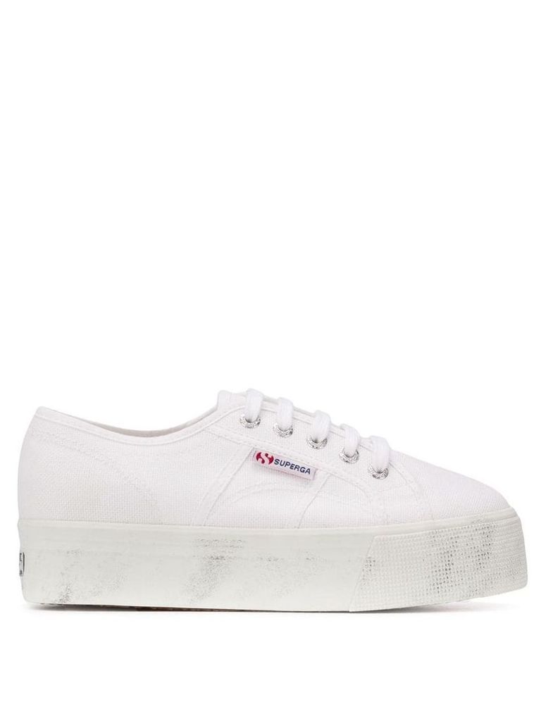 Superga 2790 flatform sneakers - White