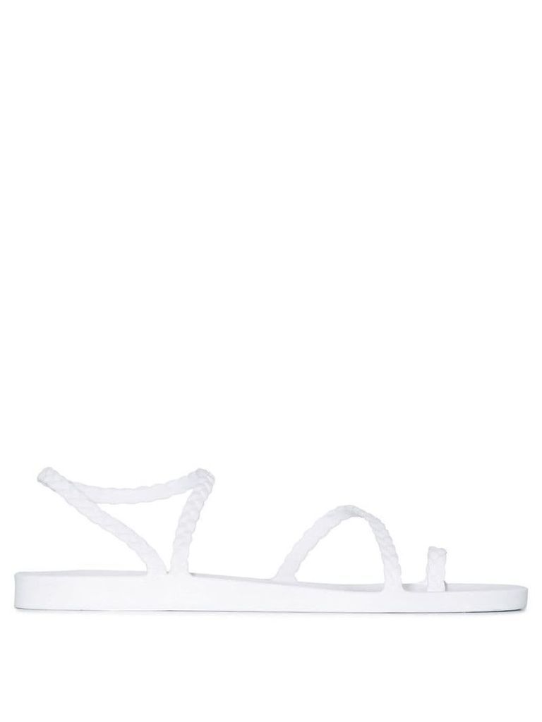 Ancient Greek Sandals Eleftheria braid sandals - White