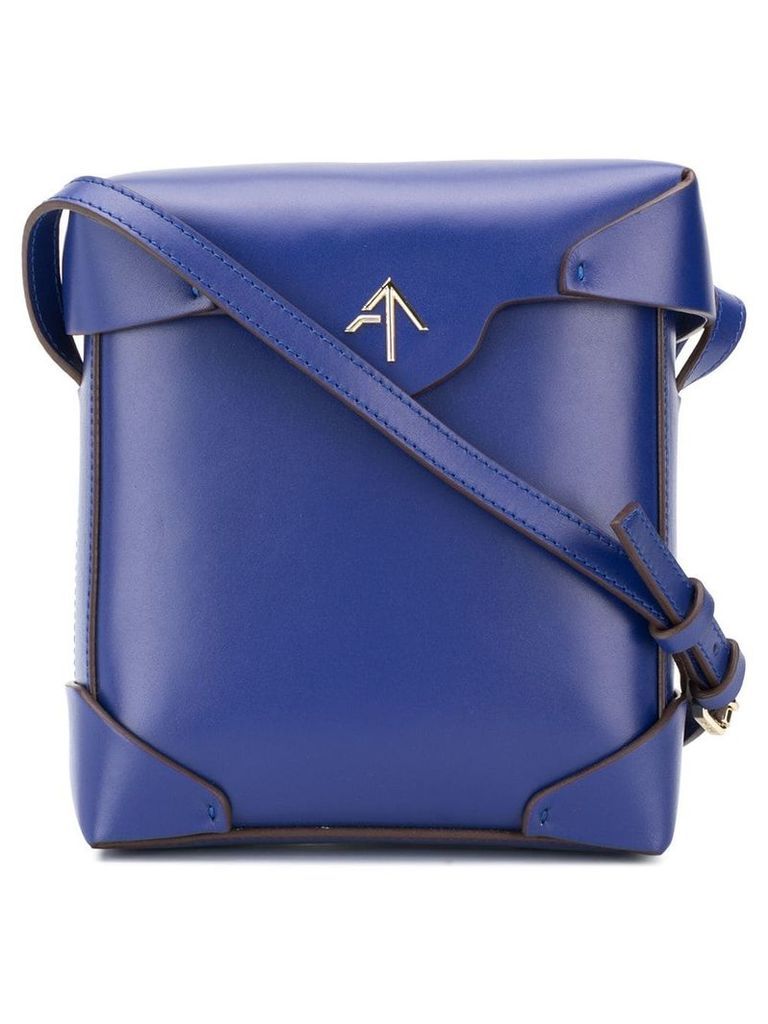 Manu Atelier mini Pristine crossbody bag - Blue