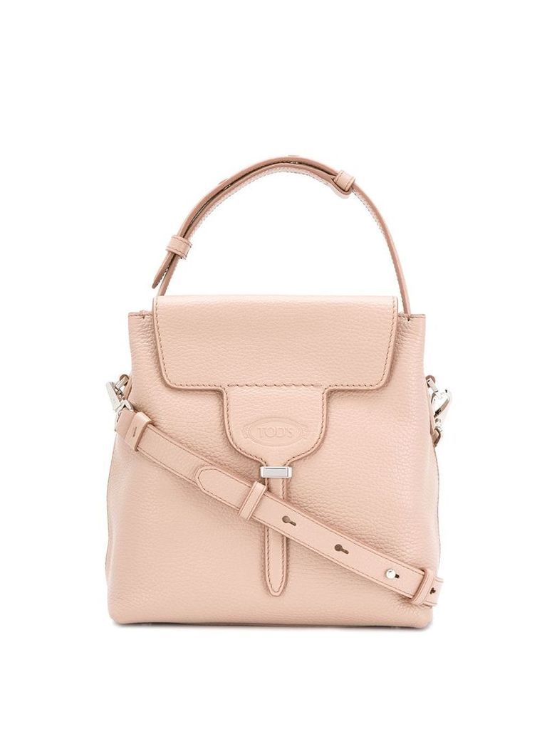 Tod's textured tote bag - NEUTRALS