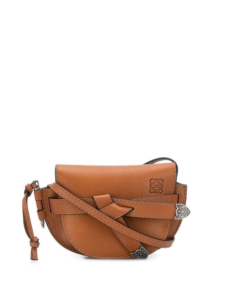 Loewe Gate Western mini bag - Brown