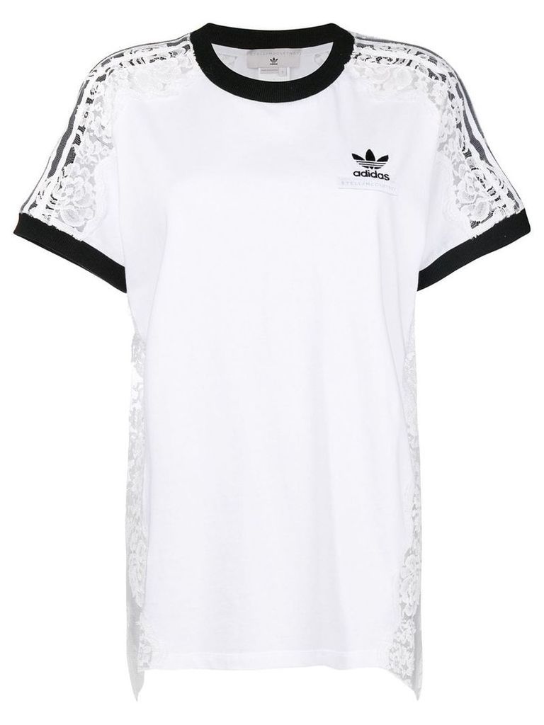 Stella McCartney sheer lace T-shirt - White