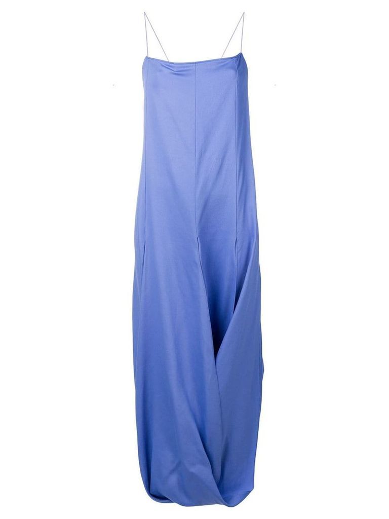 Jacquemus Nahil draped dress - Blue