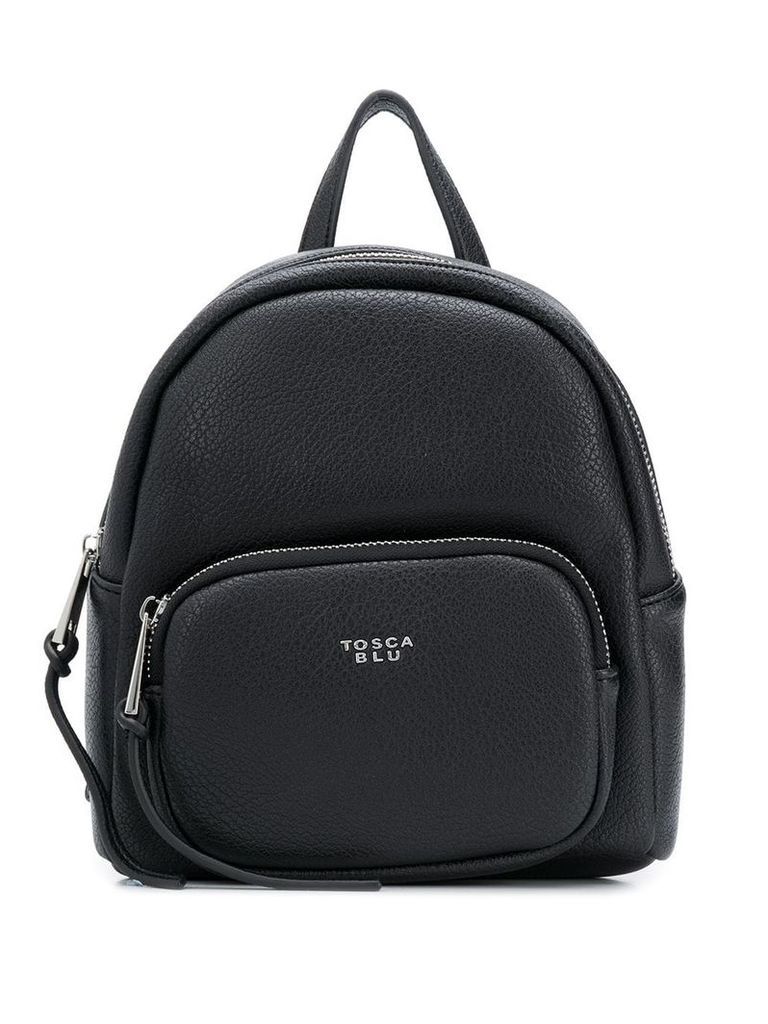 Tosca Blu textured backpack - Black