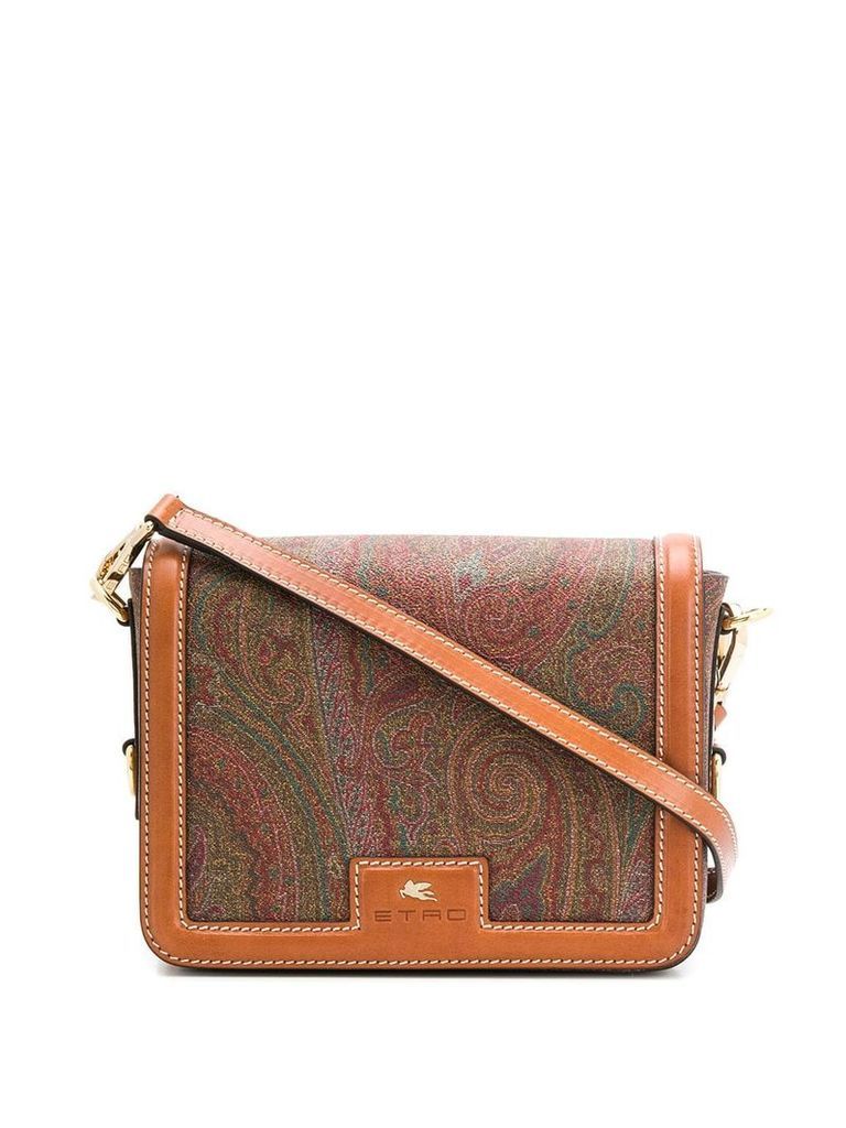 Etro paisley pattern shoulder bag - Brown