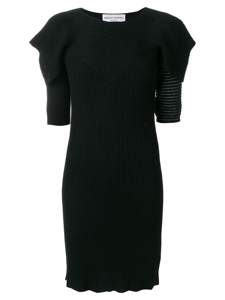 Sonia Rykiel fitted knit dress - Black