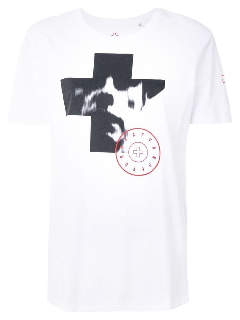A.F.Vandevorst cross print T-shirt - White