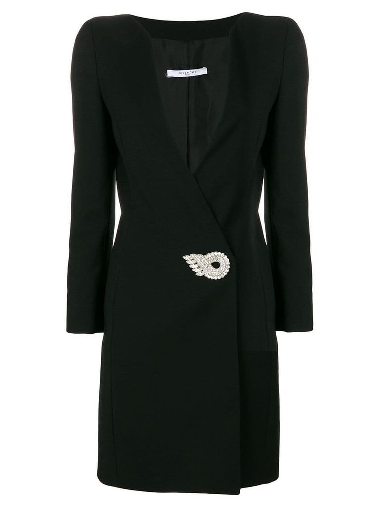 Givenchy embellished V-neck dress - Black