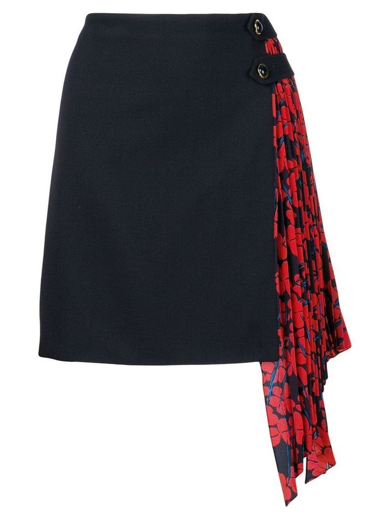 Givenchy pleated panel skirt - Blue