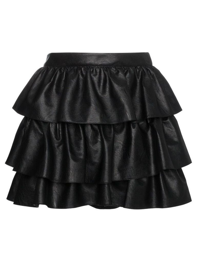 Stella McCartney tiered ruffle mini skirt - Black