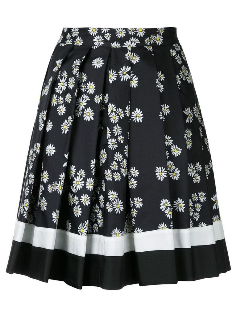 Macgraw Daisy Chain silk short skirt - Black