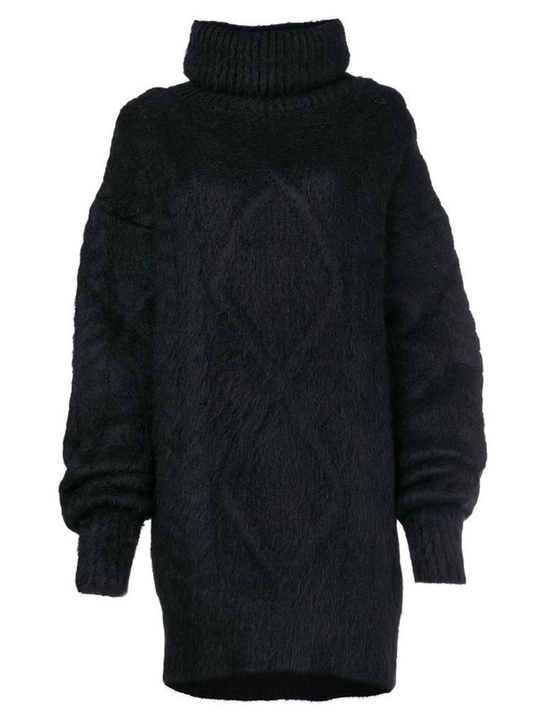 Maison Margiela cable knit sweater - Black