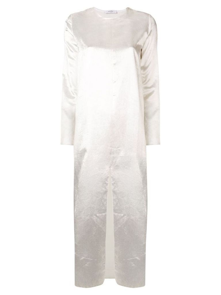 Roseanna front slit dress - White