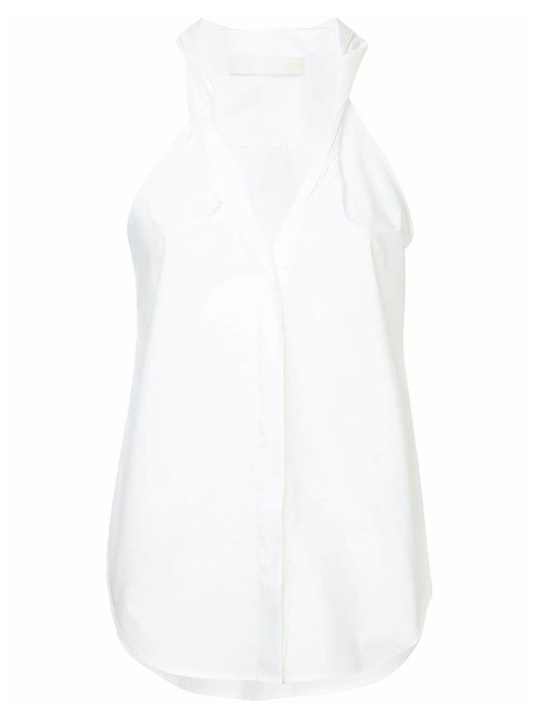 Dion Lee V-neck vest top - White