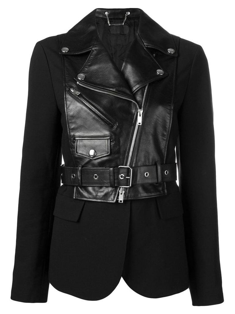Sonia Rykiel short hybrid jacket - Black