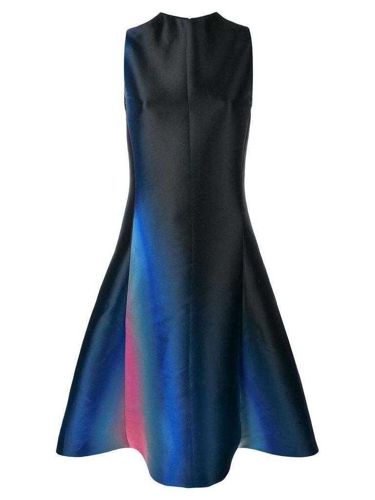LANVIN gradient detail sleeveless dress - Blue