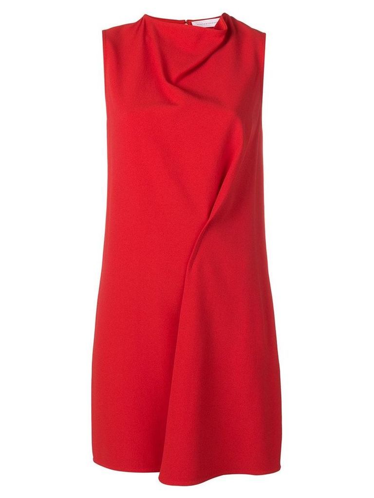 Victoria Beckham side drape tunic - Red