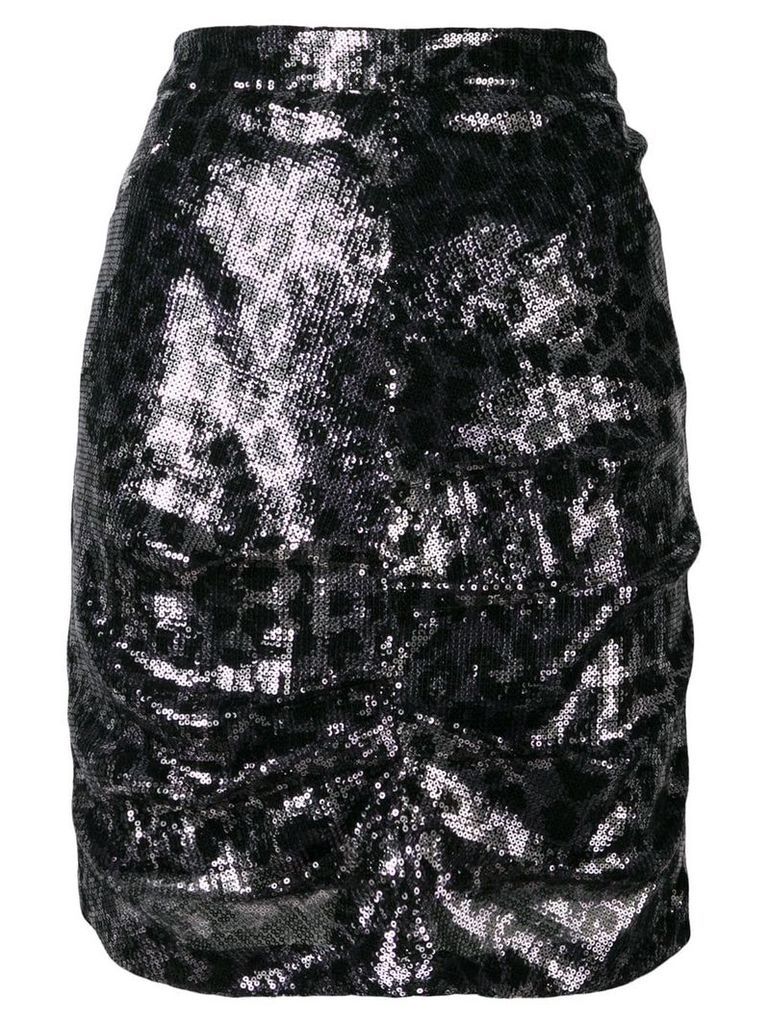 MSGM sequin pencil skirt - Black