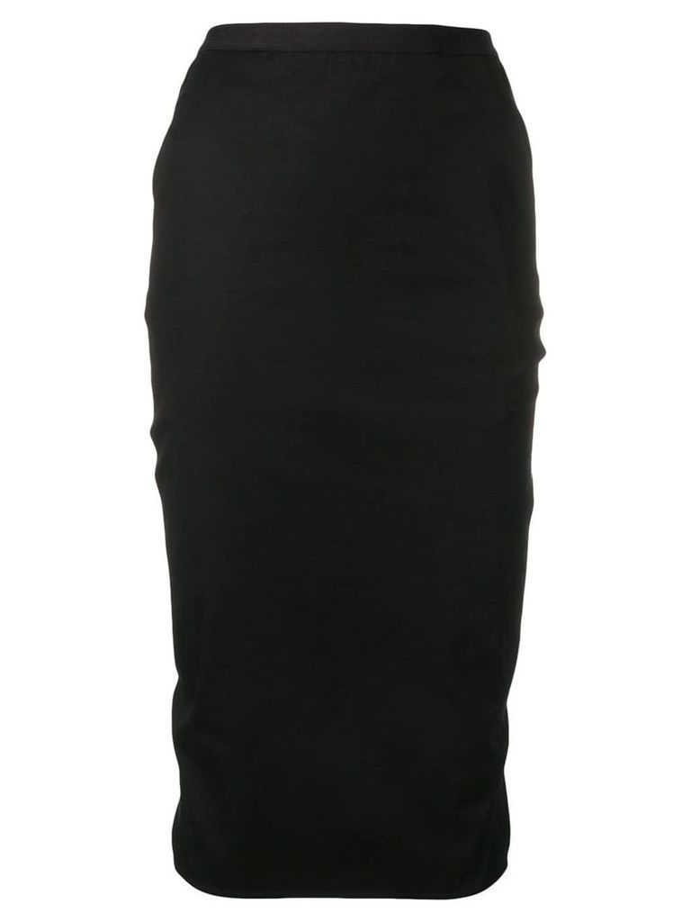 Rick Owens panelled pencil skirt - Black