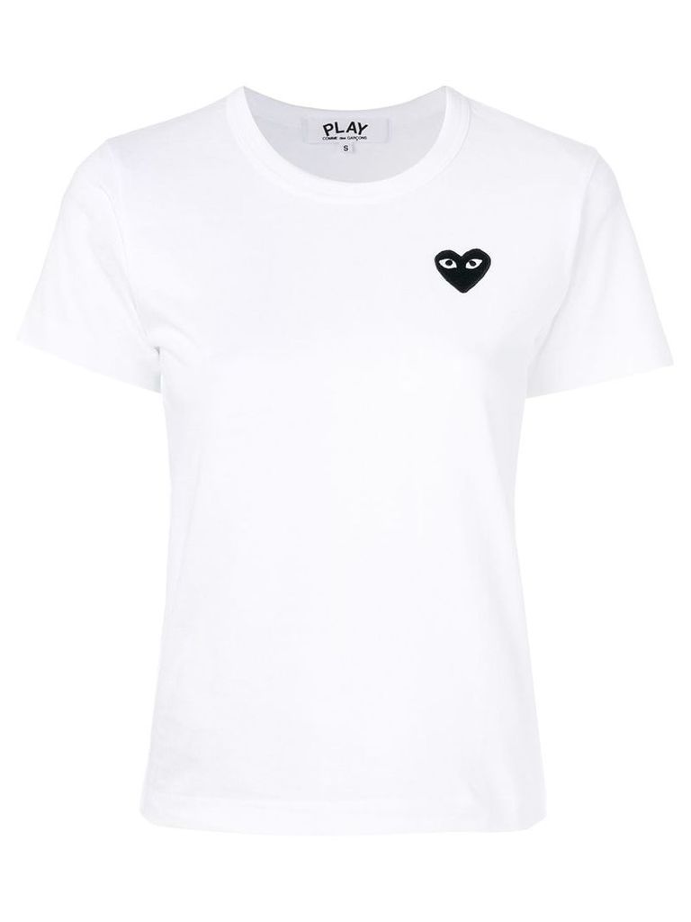 Comme Des Garçons Play short sleeve 'Play' T-shirt - White