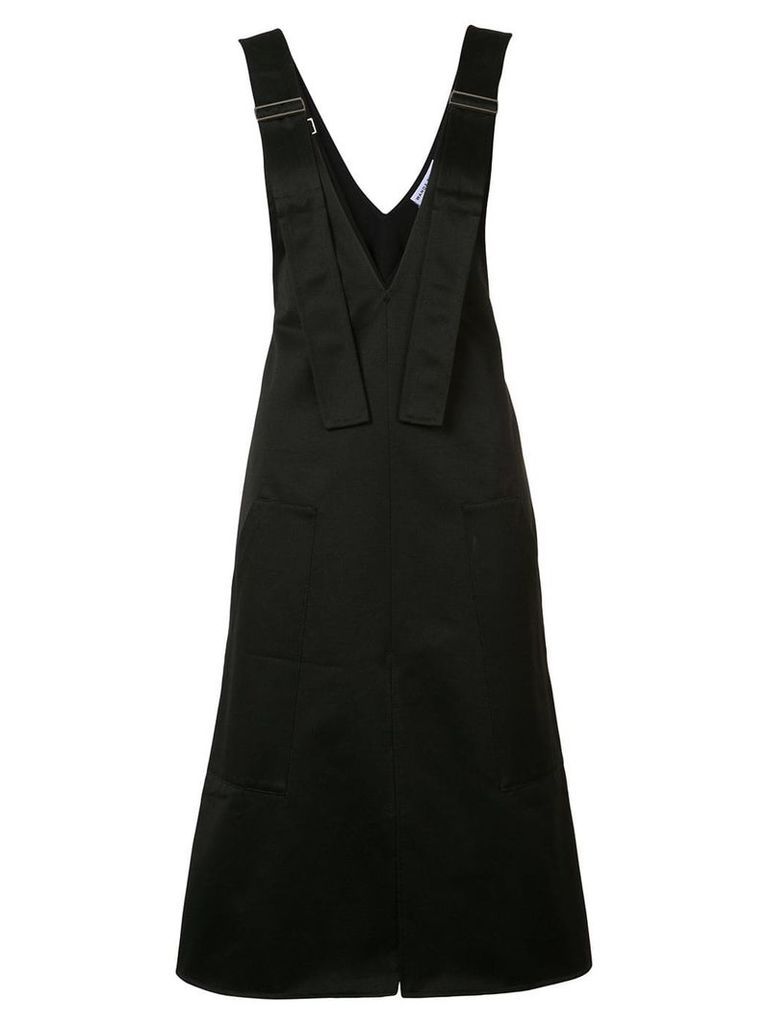 Wanda Nylon Shirley suspender dress - Black