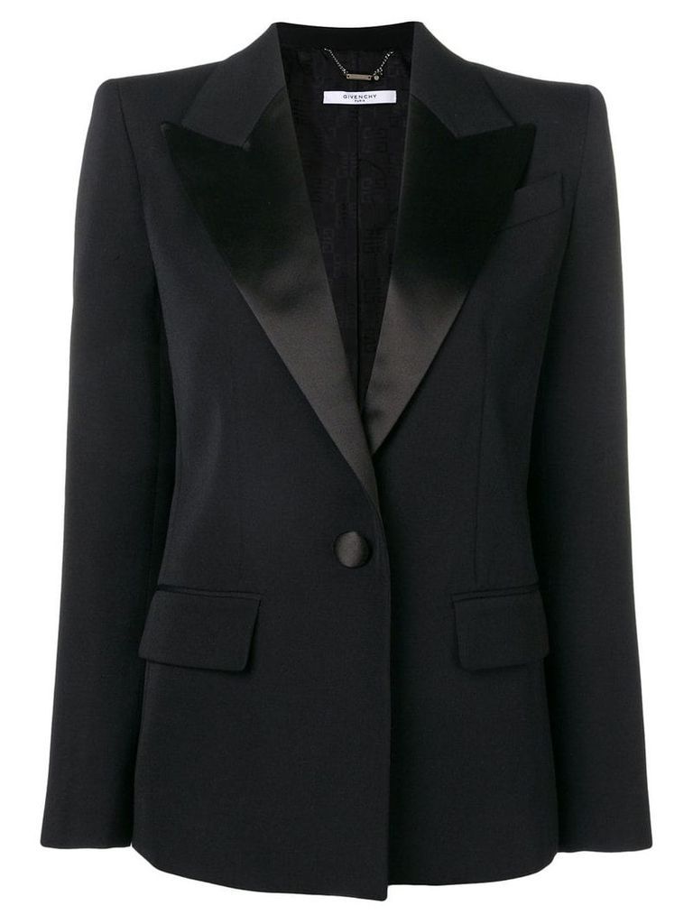 Givenchy structured shoulder blazer - Black