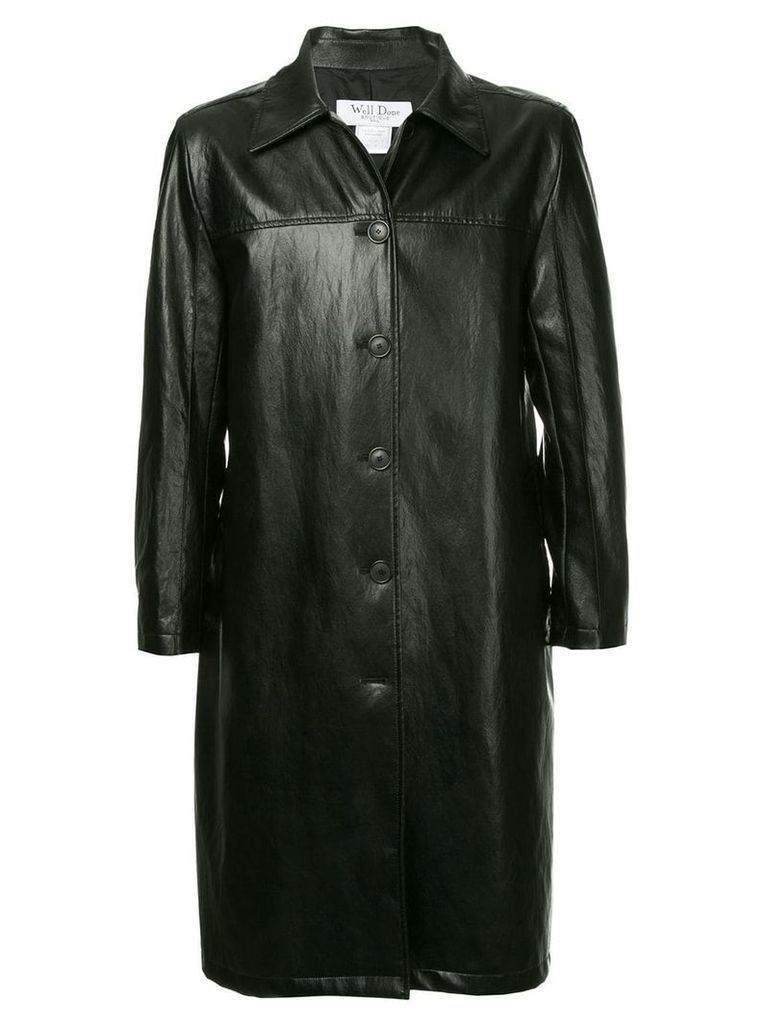 We11done belted coat - Black