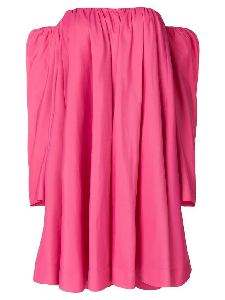 Calvin Klein 205W39nyc bardot ruffled dress - PINK
