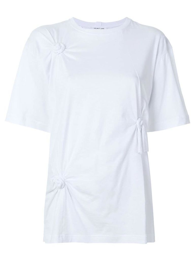 Helmut Lang knot-detail T-shirt - White