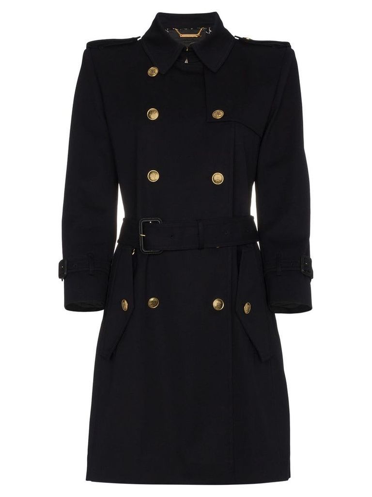 Givenchy double breasted trench coat - Black