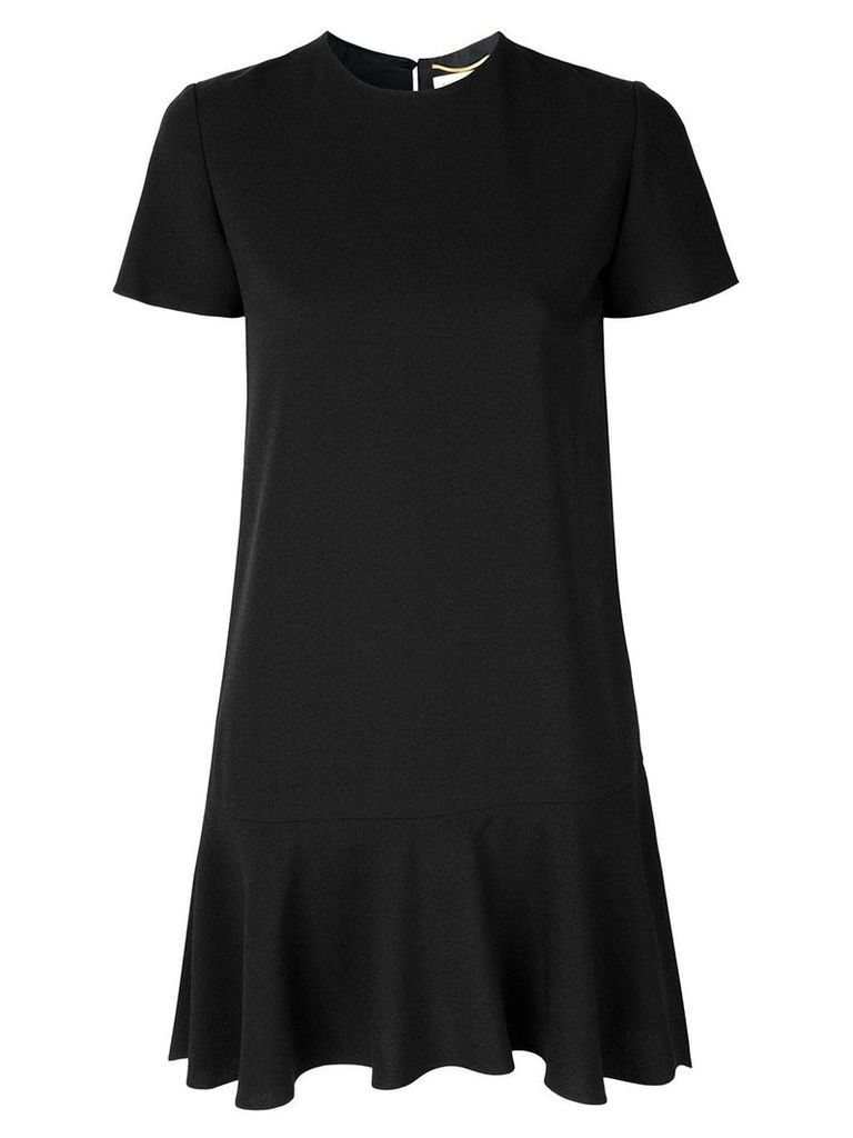 Saint Laurent short sleeve mini dress - Black