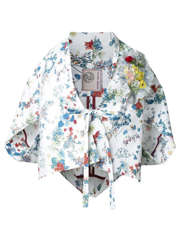 Antonio Marras floral print kimono - White