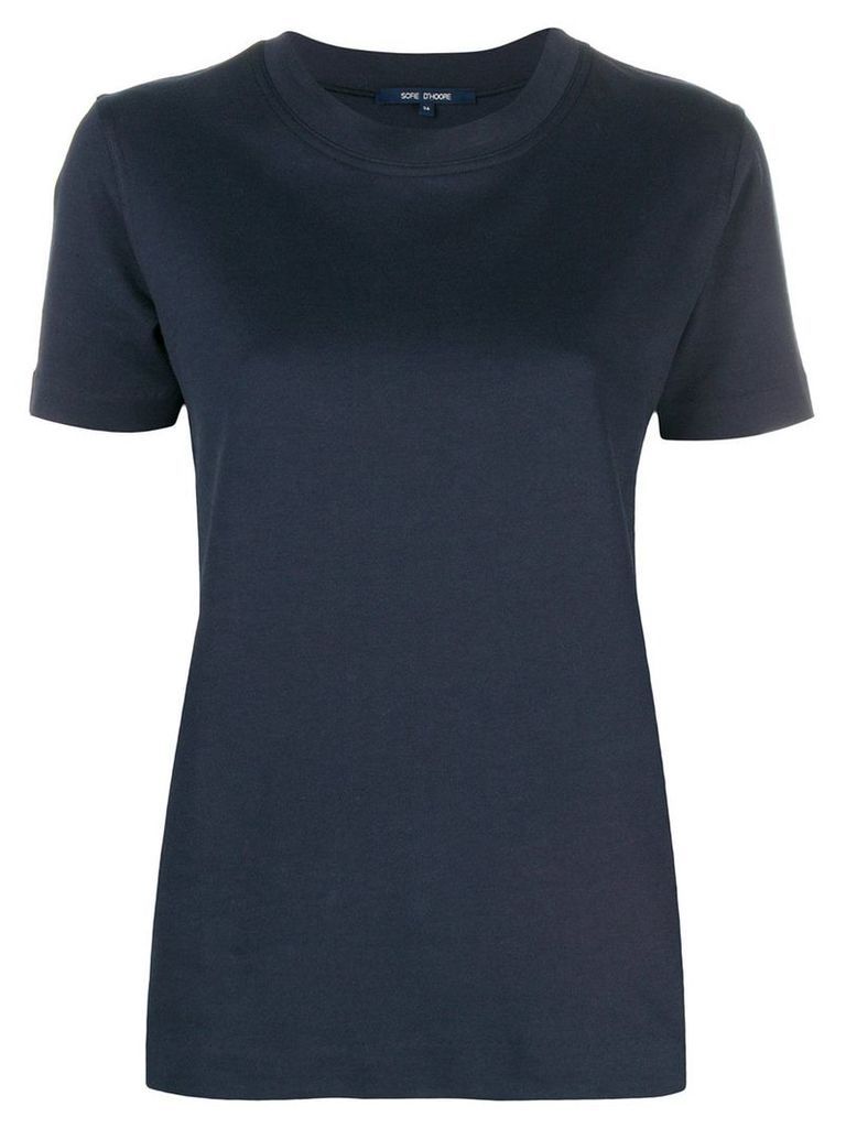 Sofie D'hoore classic plain T-shirt - Blue