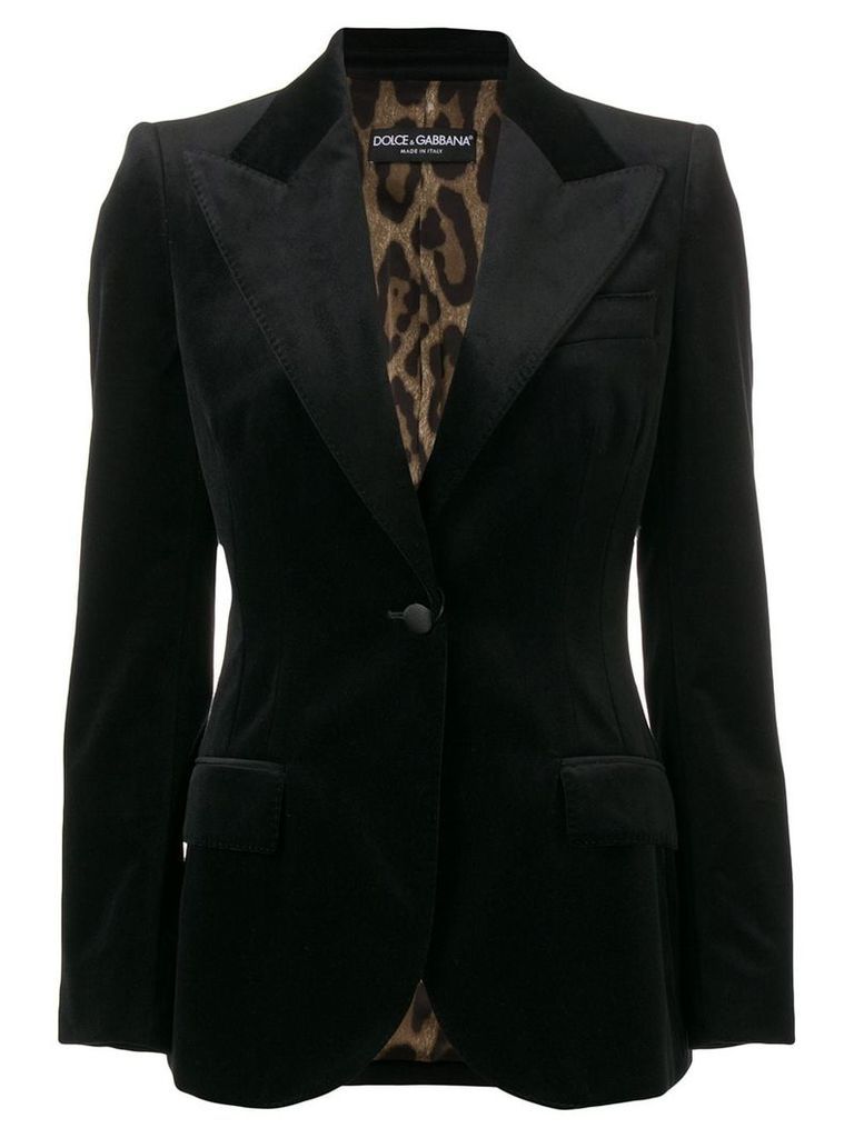 Dolce & Gabbana classic fitted blazer - Black