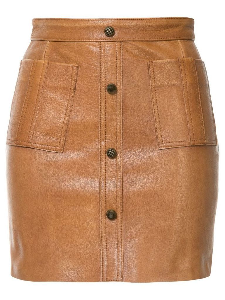 Aje Shrimpton mini skirt - Brown