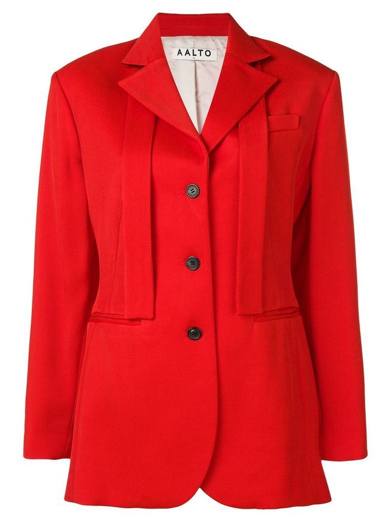 Aalto single breasted blazer - Red