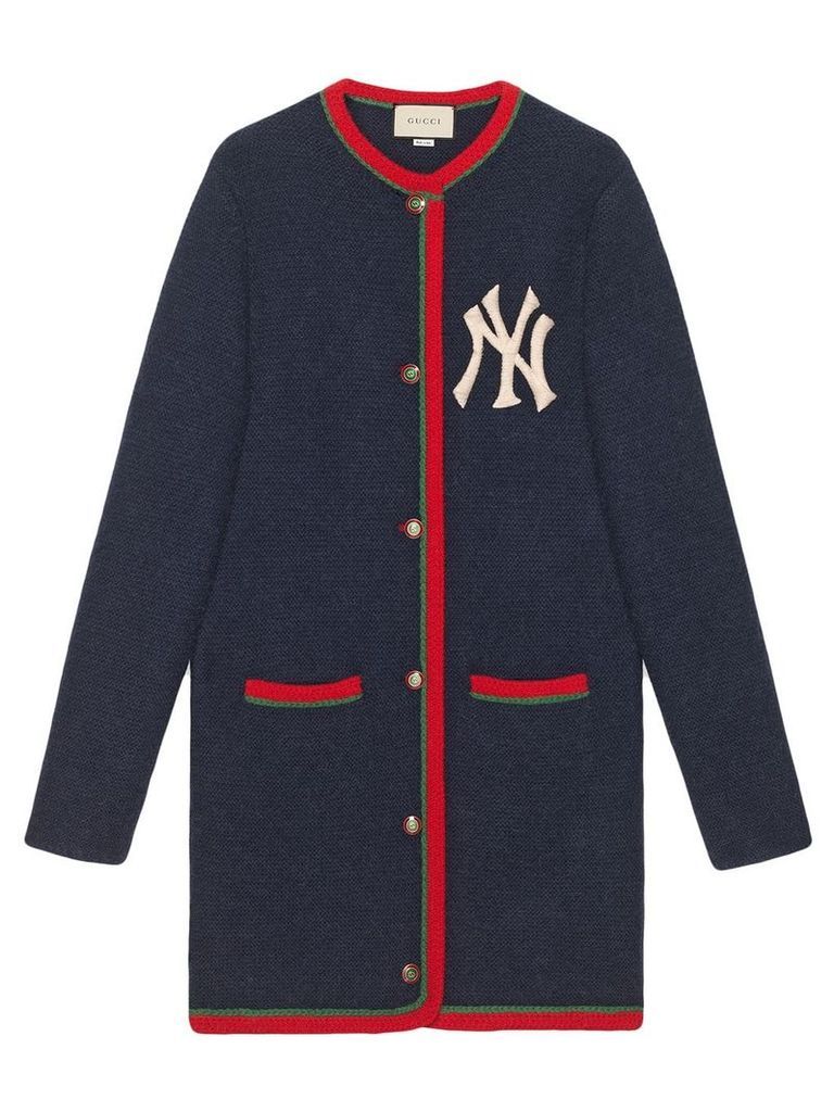 Gucci Cardigan with NY Yankees™ patch - Blue
