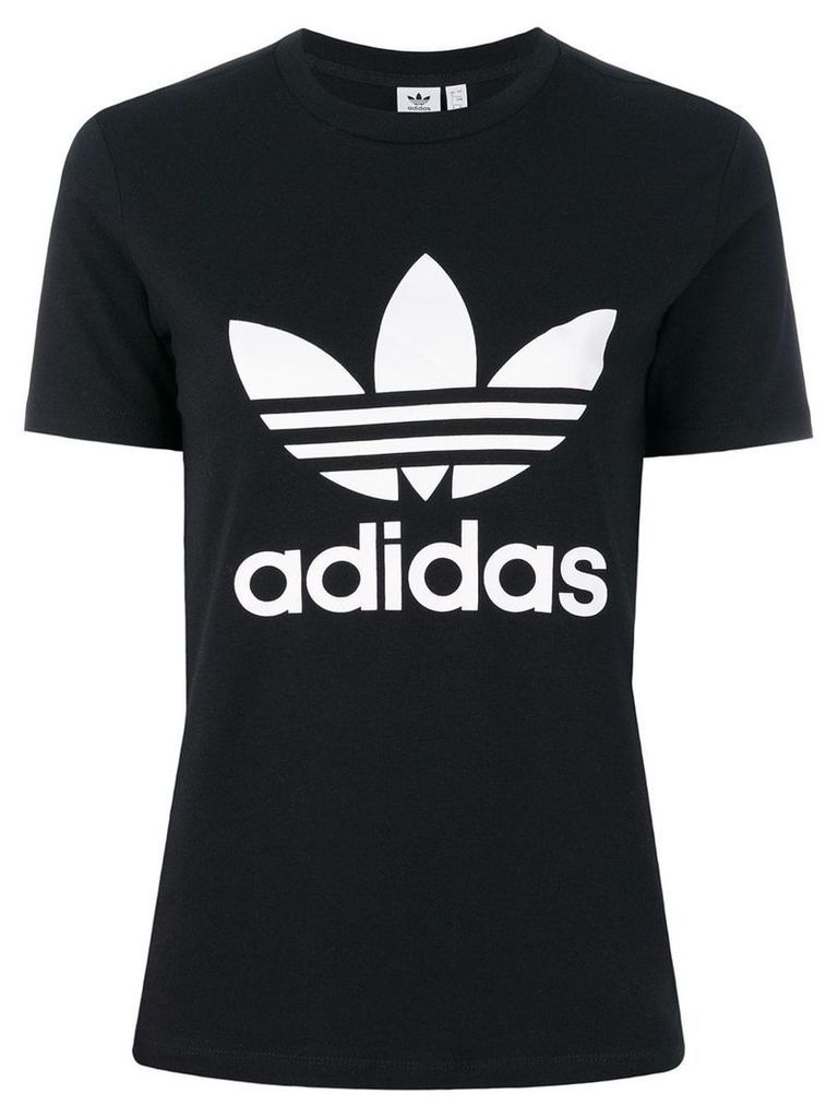 adidas Adidas Originals Trefoil print T-shirt - Black