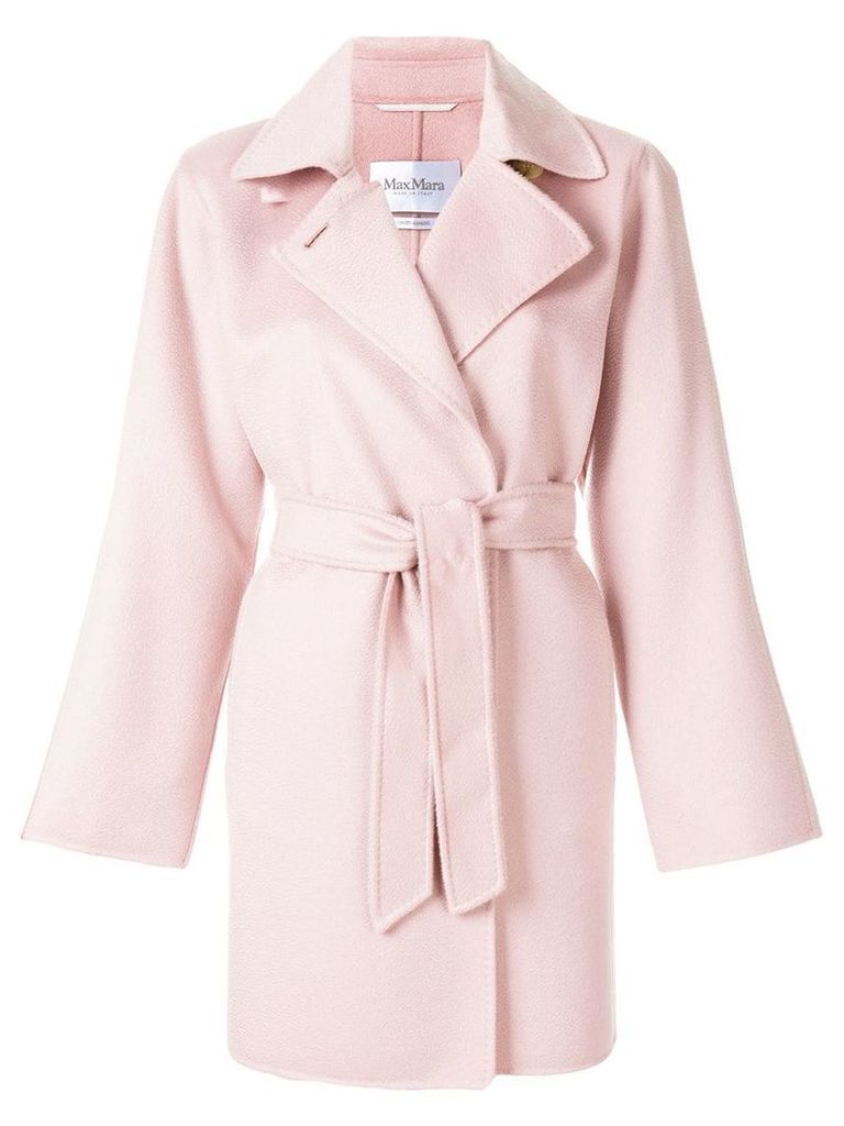 Max Mara belted waist trench coat - Pink