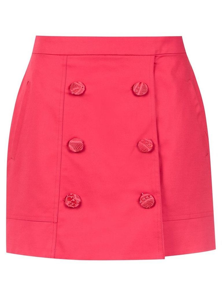 Martha Medeiros high waisted mini skirt - PINK